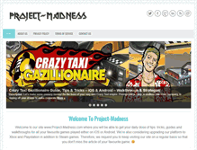 Tablet Screenshot of project-madness.com